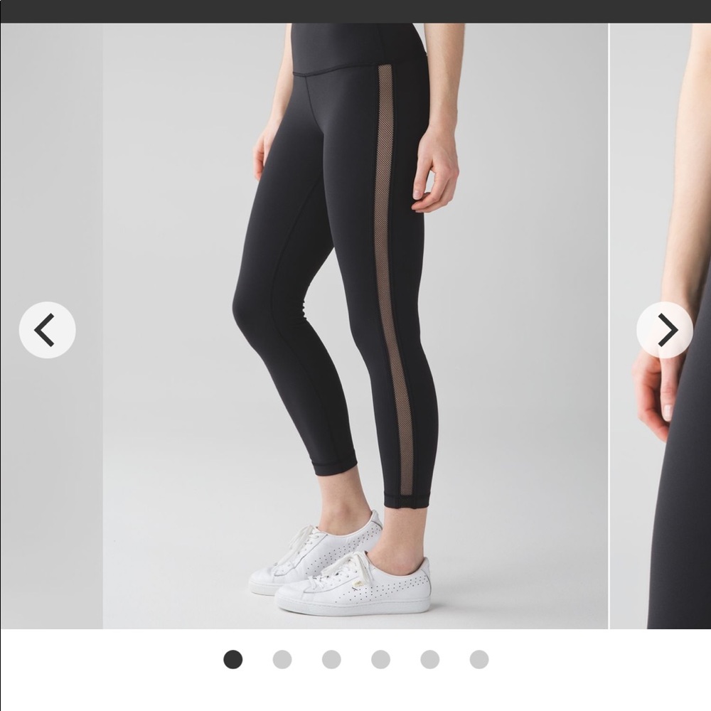 Lululemon High Times Pant Wing Mesh - Sz 6, 28”